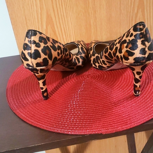 International concepts leopard skin heels - Picture 2 of 4